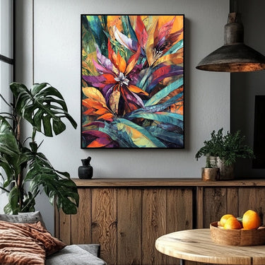 Big Flower Painting Artist